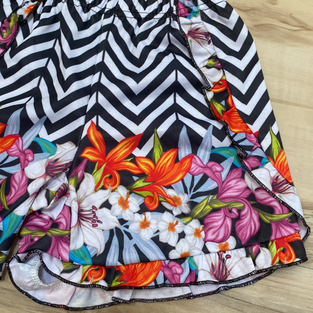 Old Navy Girl Size 8/10 Skirt/Short Bundle. Old Navy Blue Velvet Skirt and - Picture 9 of 13